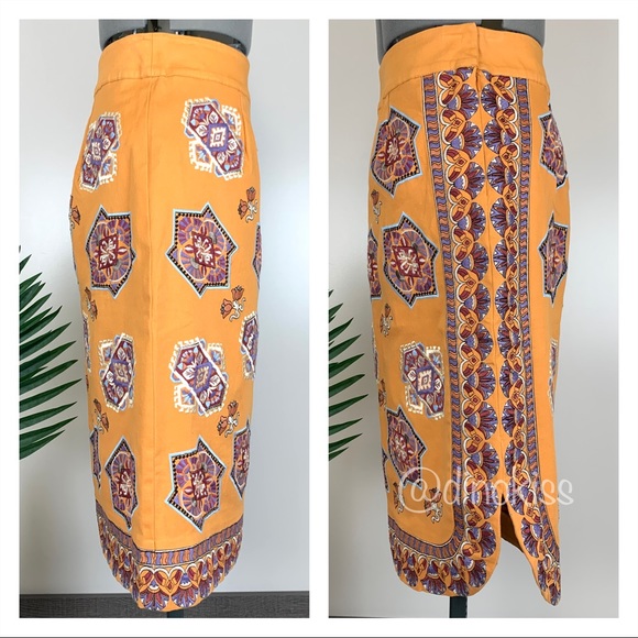 ANTHROPOLOGIE Krissy Embroidered Pencil Skirt - Picture 2 of 15